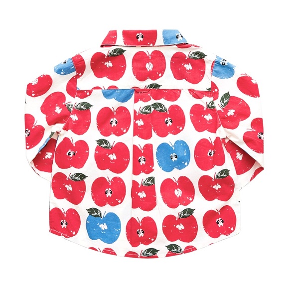 NWT Pink Chicken Boys Jack Shirt - Apple 🍎 Stamp - Picture 2 of 4